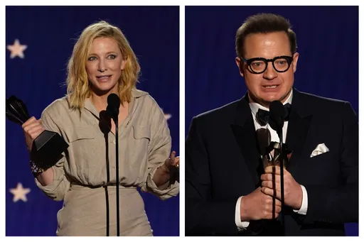 評論家選擇獎|影后布蘭琪飆髒話「改變這他X的父權結構」 布蘭登奪影帝台上台下都哭了