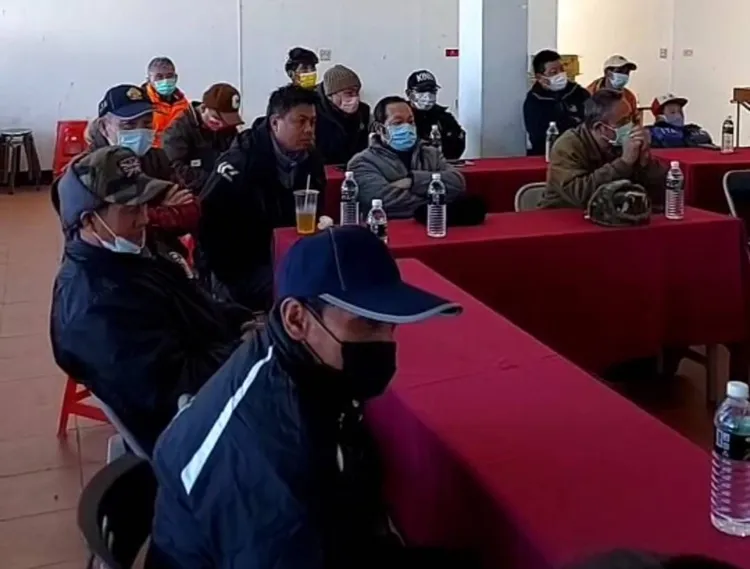 梨山居民非常踴躍參加說明會。民眾提供