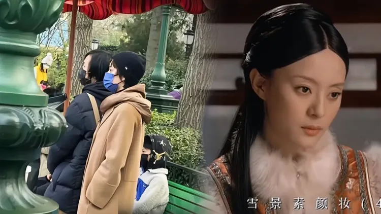 網友看孫儷現身迪士尼，超興奮。引自微博