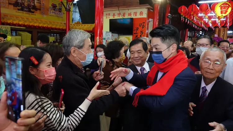 蔣萬安祝市民新的一年鴻兔大展、平安健康。莊宗達攝