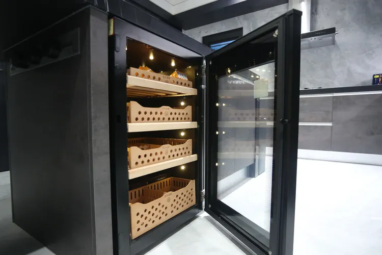 廚房的收納設計。鄭孟晃攝