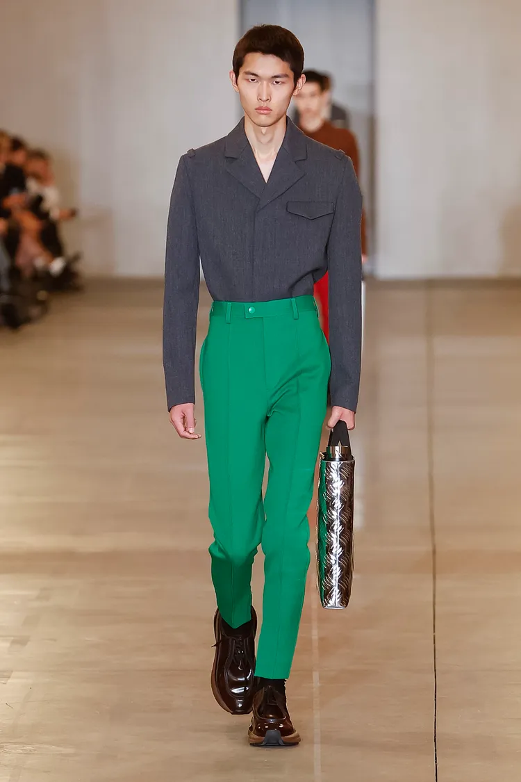 PRADA 2023秋冬男裝系列大秀。品牌提供