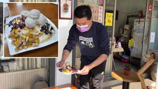 必訪名店|寒流來也要吃!小金門「北街招牌冰」 芋頭綿密齒留香