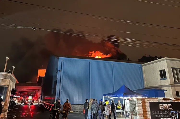 火警現場。環保局提供