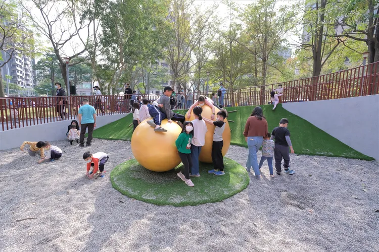 高鐵兒4魔豆歷險遊戲場。新竹縣府提供