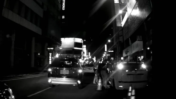 警方設臨檢站實施酒駕勤務。警方提供