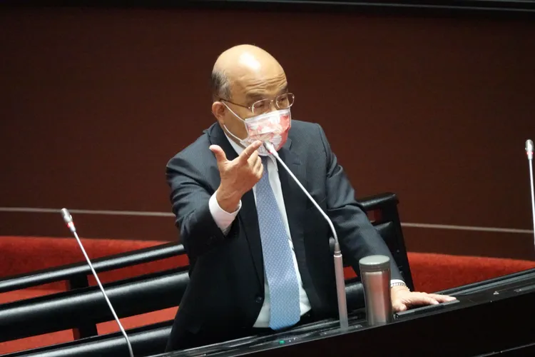 九合一大選民進黨慘敗，蘇貞昌負起政治責任2度請辭。資料照片