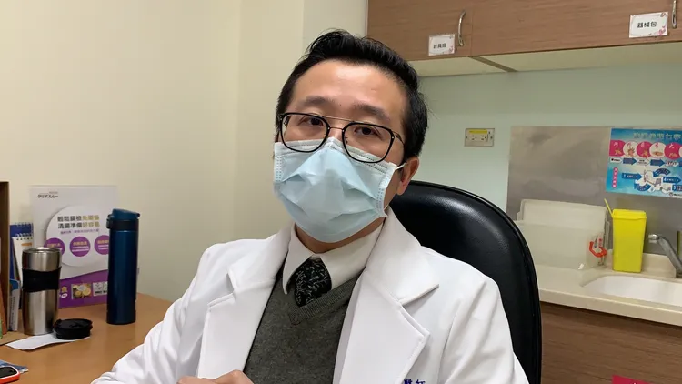 高雄市立大同醫院大腸直腸科主治醫師鄞子傑。吳慧芬攝