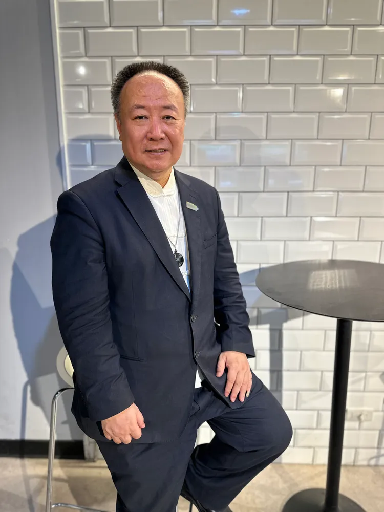 謝沅瑾向《壹蘋》讀者拜年。黃盈容攝