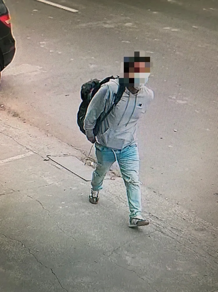 槍手司男行兇後逃逸，隔天被發現舉槍自盡。讀者提供