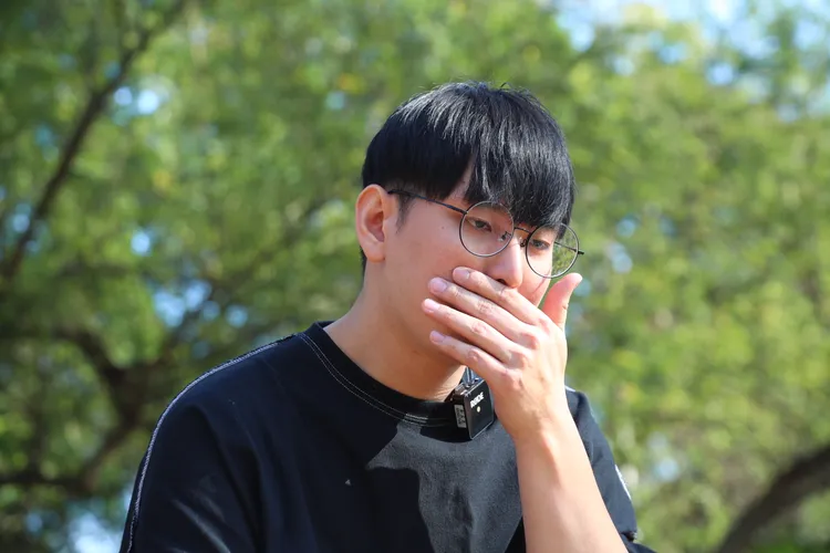 宋晉賢一提到女兒就泛淚。鄭孟晃攝