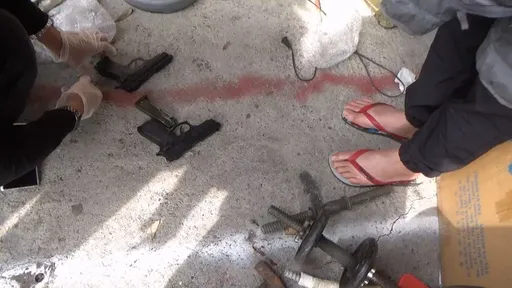 高雄連續重大槍擊案 警加強春節治安查獲槍毒