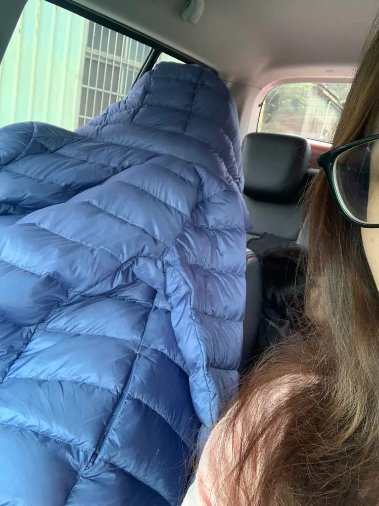 原PO的老公在副駕可是睡得相當安心。翻攝爆怨公社