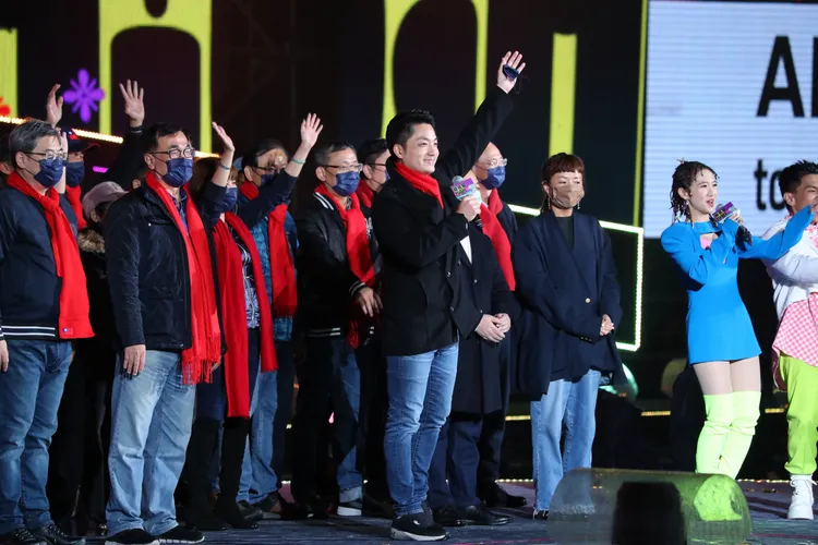 「台北最High新年城-2023跨年晚會」於今（1日）凌晨落幕。攝影中心攝