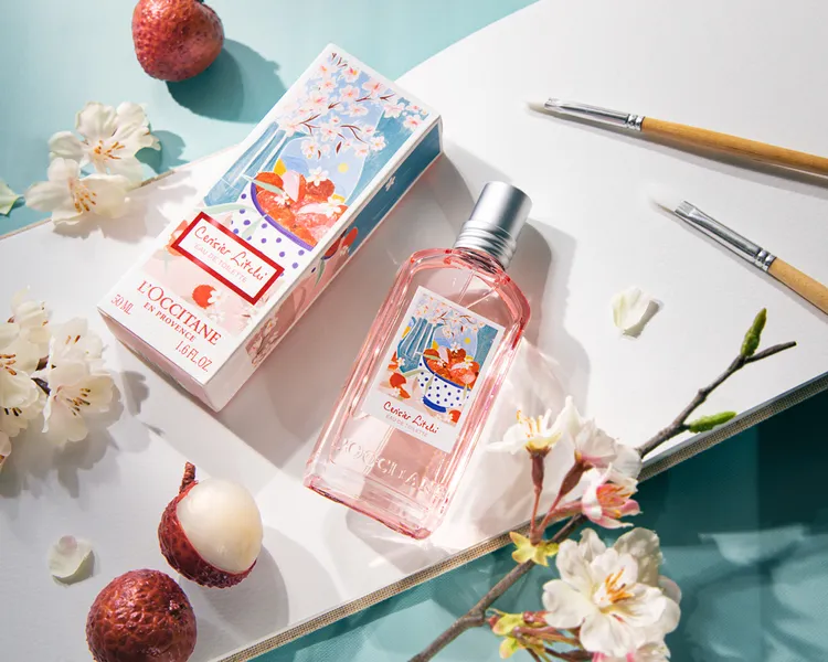 荔枝櫻花淡香水，50ml／2350元。品牌提供