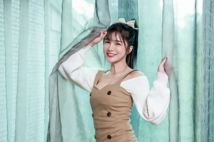 林岱縈是樂天啦啦隊女神。趙世平攝