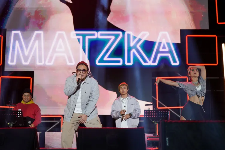 MATZKA在台東跨年場。TVBS提供