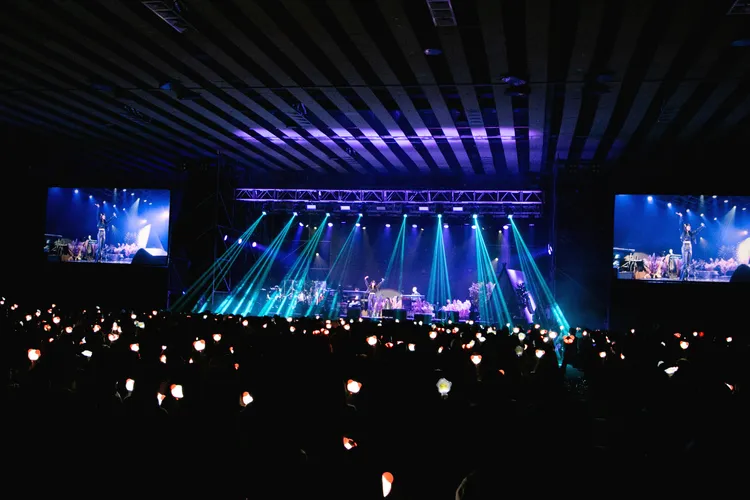 鄭恩地開唱，湧入2300名粉絲朝聖。D-SHOW提供