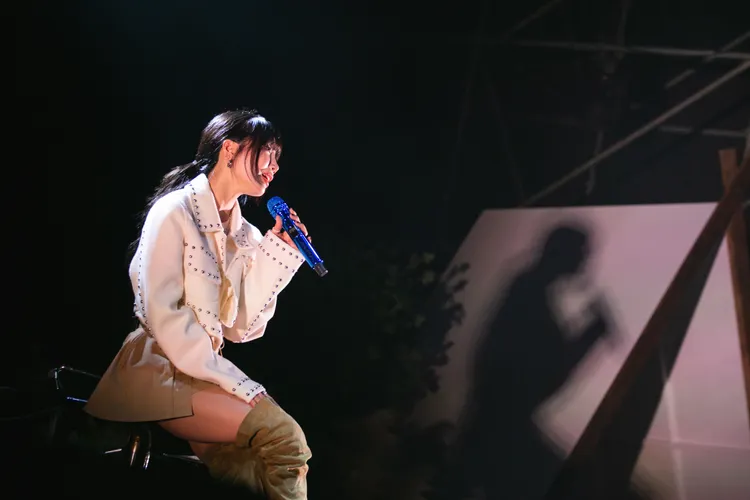 鄭恩地演唱中文歌給驚喜。D-SHOW提供