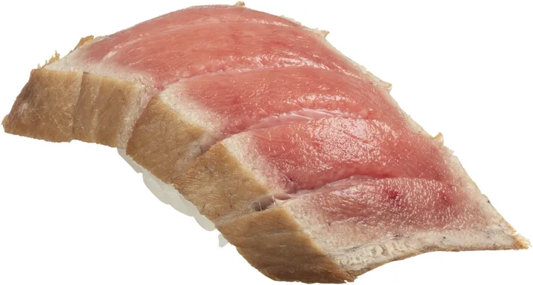 酥炸半生野生黑鮪大腹，60元。業者提供