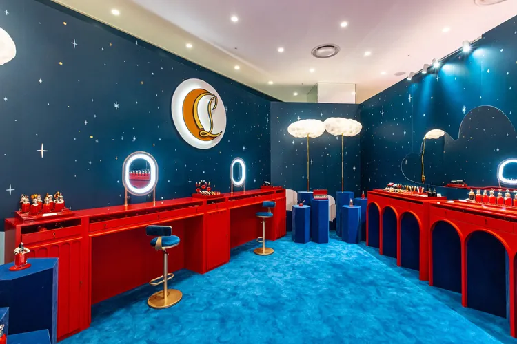 快閃店試妝沙龍。品牌提供