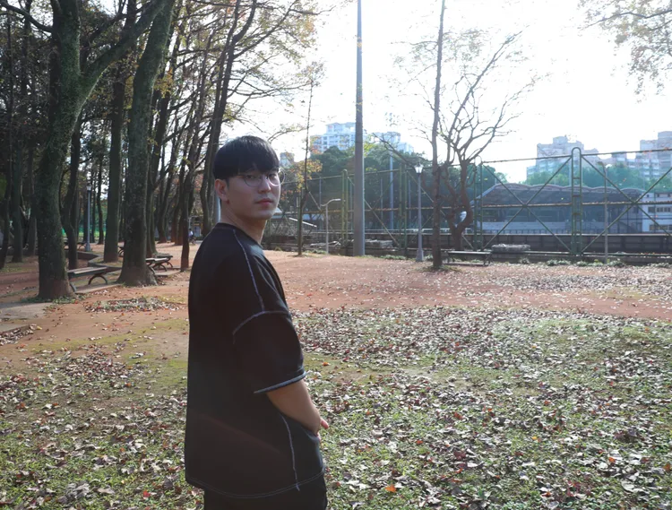 宋晉賢外表像個大學生。鄭孟晃攝