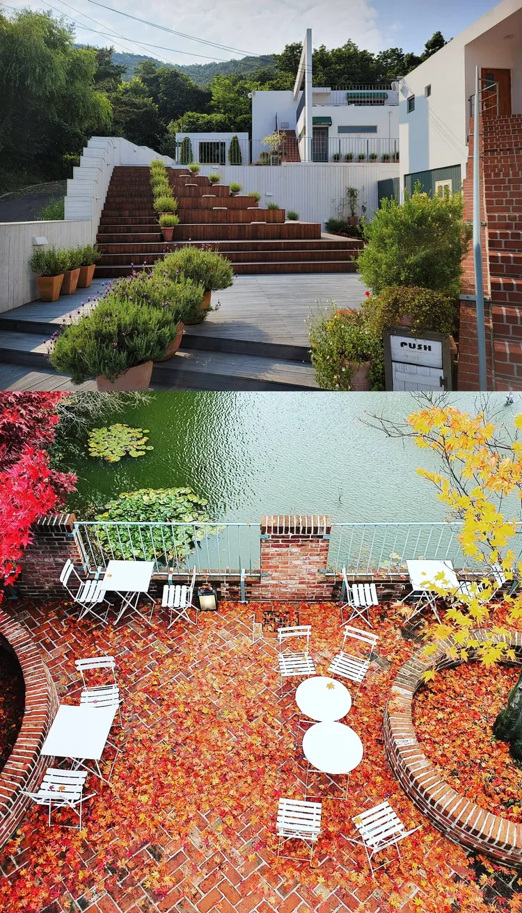 地點位於仁川江華郡名為Meongttaelim的咖啡廳。翻攝Meongttaelim IG