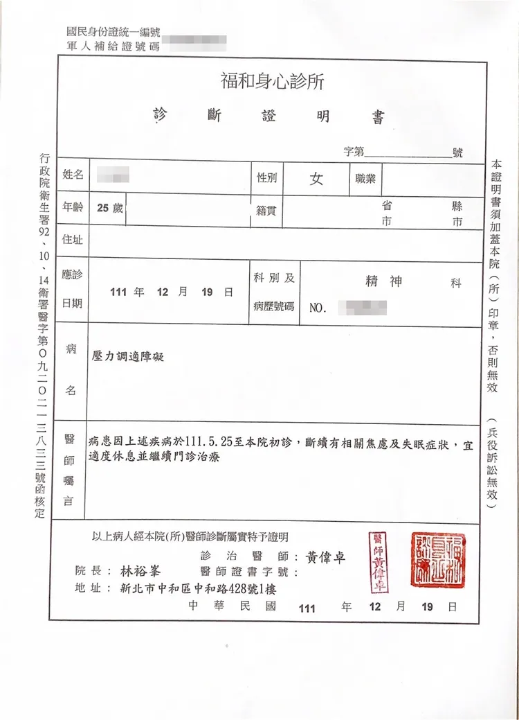 A女對彭彥傑提出性騷擾申訴成立。A女提供