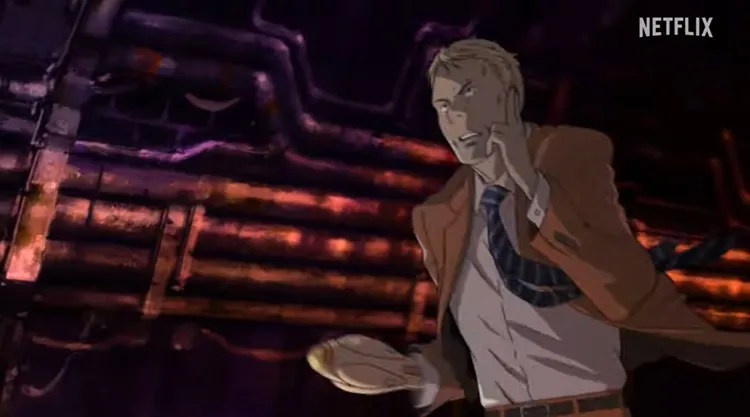 《PLUTO 冥王》裡則以原著中戲份不多的機器人刑警蓋吉特的觀點來描述故事。翻攝Netflix