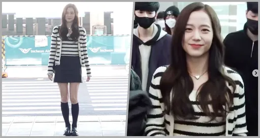 「DIOR小公主」Jisoo又飞巴黎了　机场收粉丝礼物灿笑回送心心