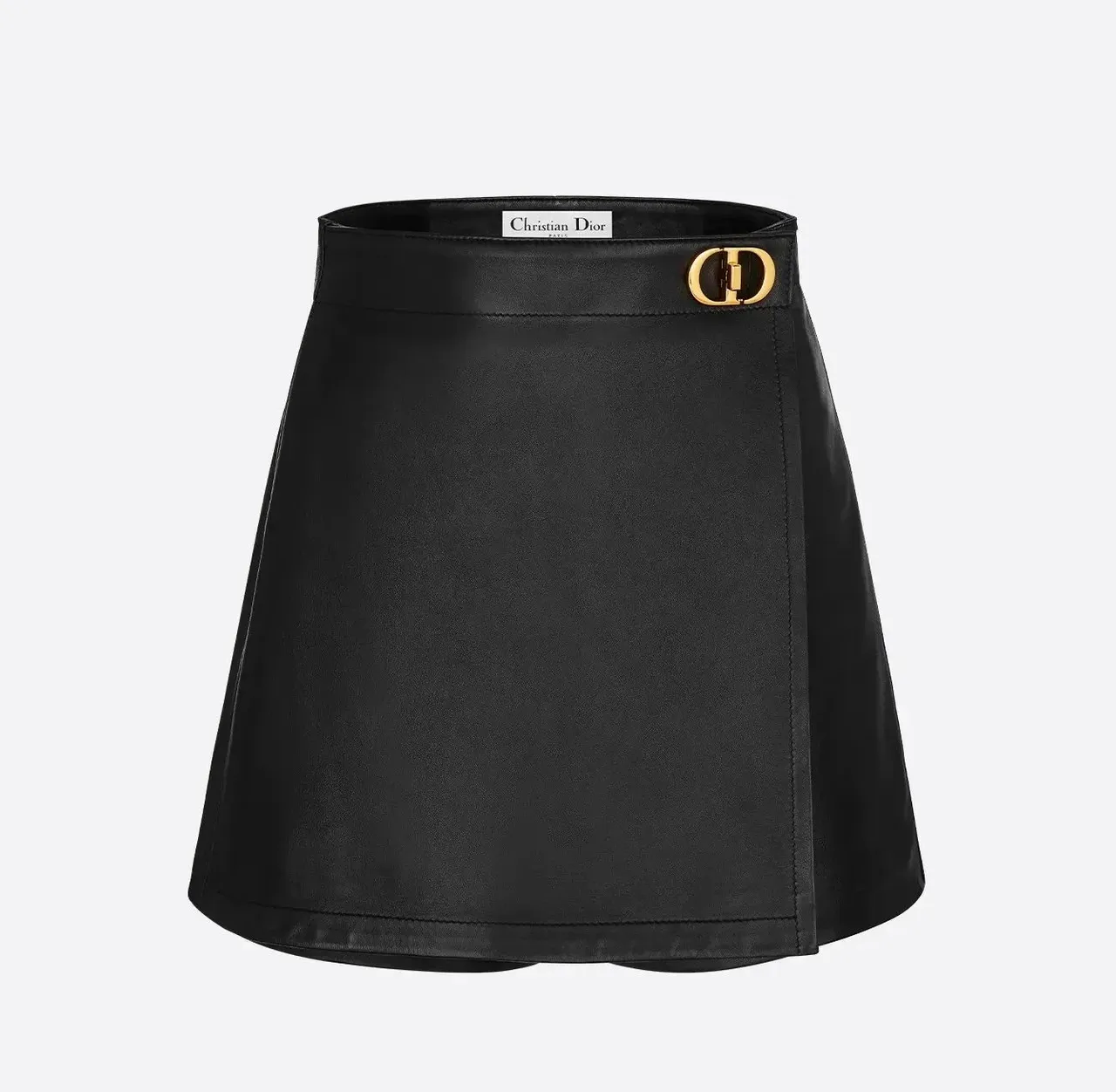 小羊皮裤裙连「CD」扣环，13万元。翻摄DIOR官网