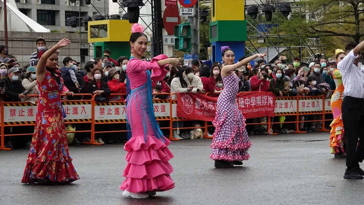 「精靈幻舞舞團」帶來狂野奔放的佛朗明哥探戈調舞蹈。莊宗達攝