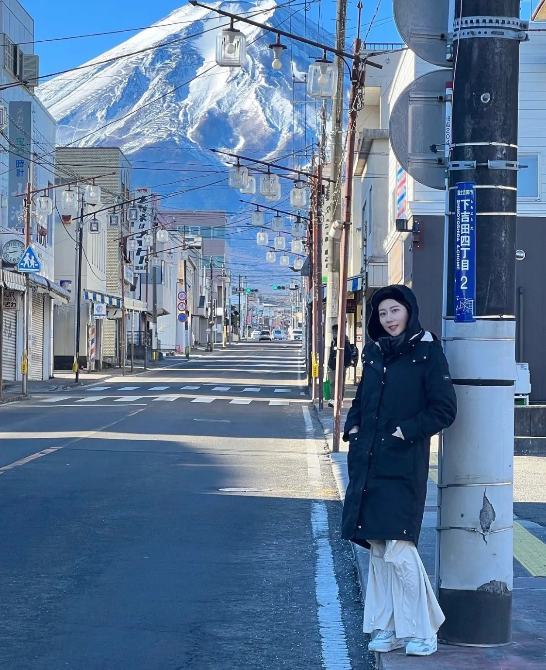 張景嵐到日本富士山下一遊。翻攝張景嵐IG