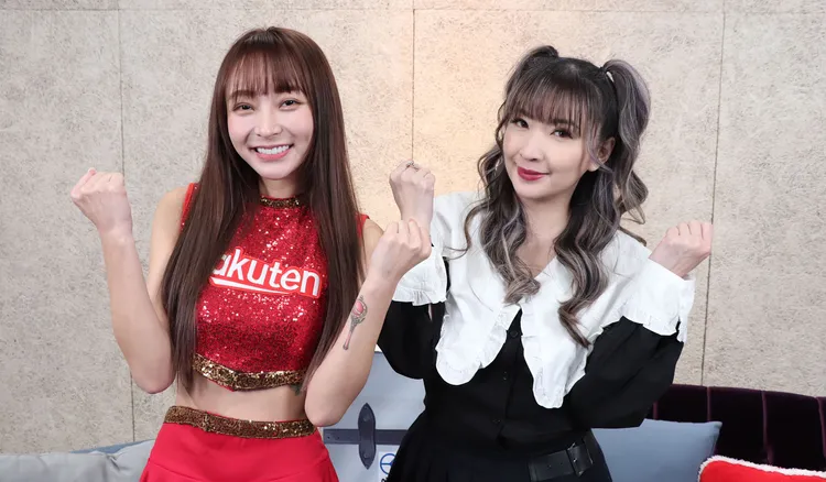 林襄（左）接受《健康點點名》主持人王宜安訪問。中天新聞提供