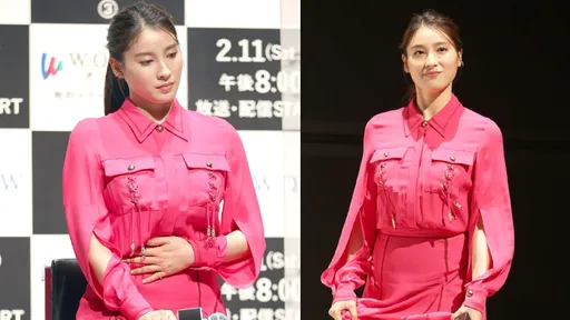 土屋太鳳準媽媽洋溢幸福 護肚笑納新婚賀喜