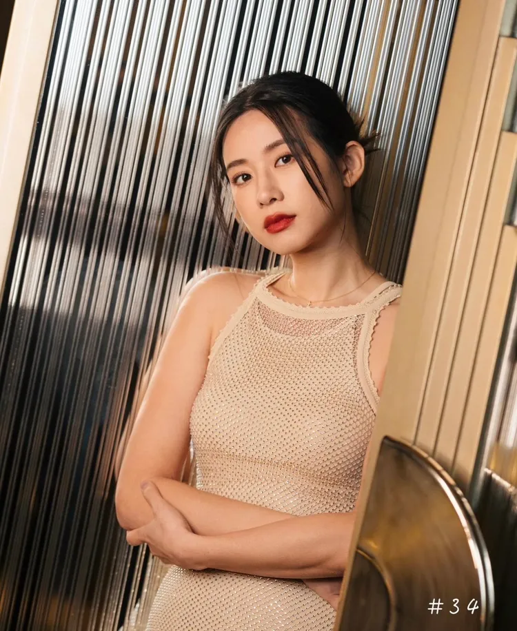 周興哲未婚妻趙岱新在台下欣賞未來老公演出。翻攝趙岱新ＩＧ