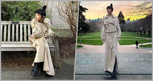 李千娜暢遊西雅圖朝聖世界第1間星巴克 踩帥靴仙氣飄進華盛頓大學