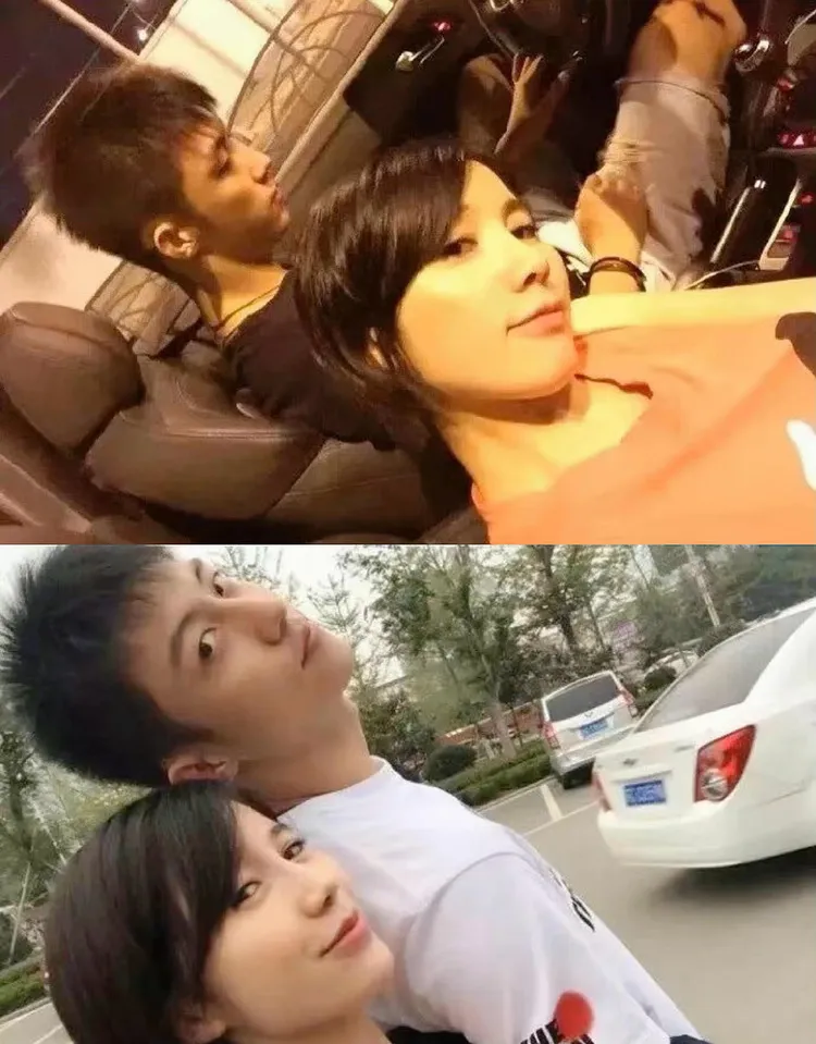 黃景瑜之前就被流出和王雨馨的親密照。翻攝偶像衝浪達人微博