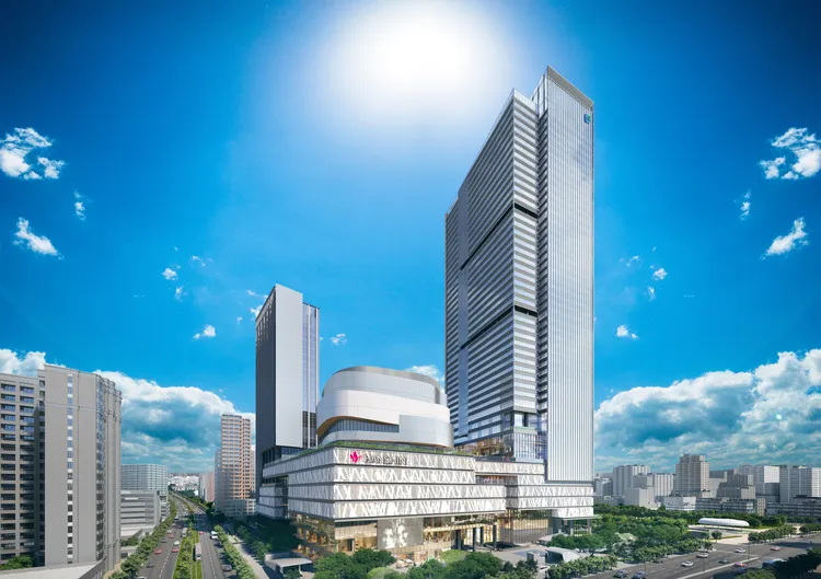 高雄第三家漢神百貨將位於高雄捷運凹子底站旁的富邦人壽高雄捷運凹子底站旁商業區，預計2027年完工。讀者提供