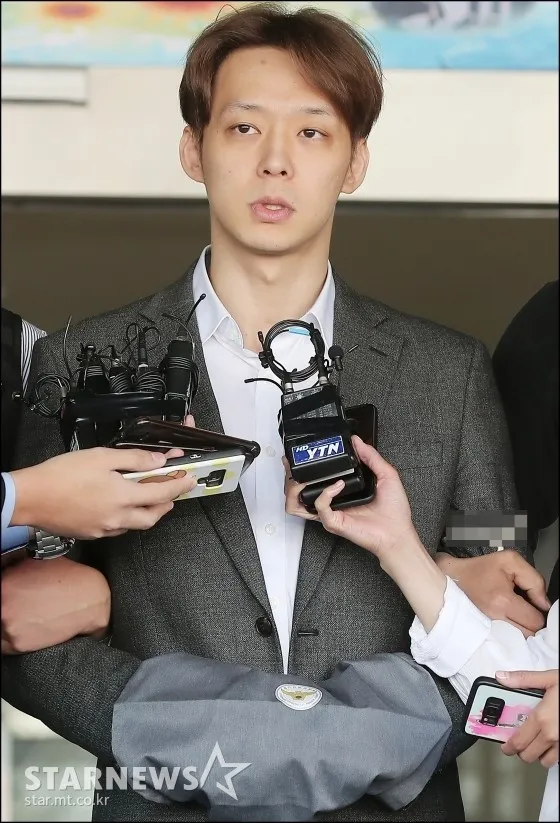 朴有天吸食冰毒遭羈押，後來獲得緩刑被釋放。翻攝Starnews