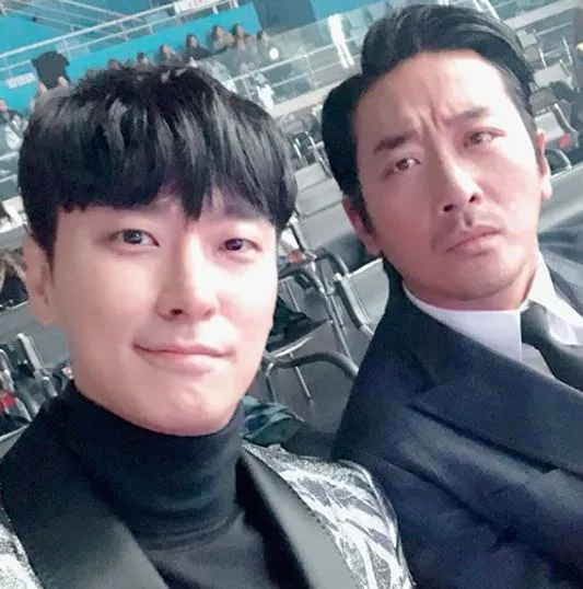 朱智勛（左）、河正宇先後涉嫌吸毒、施打牛奶針。翻攝朱智勛IG