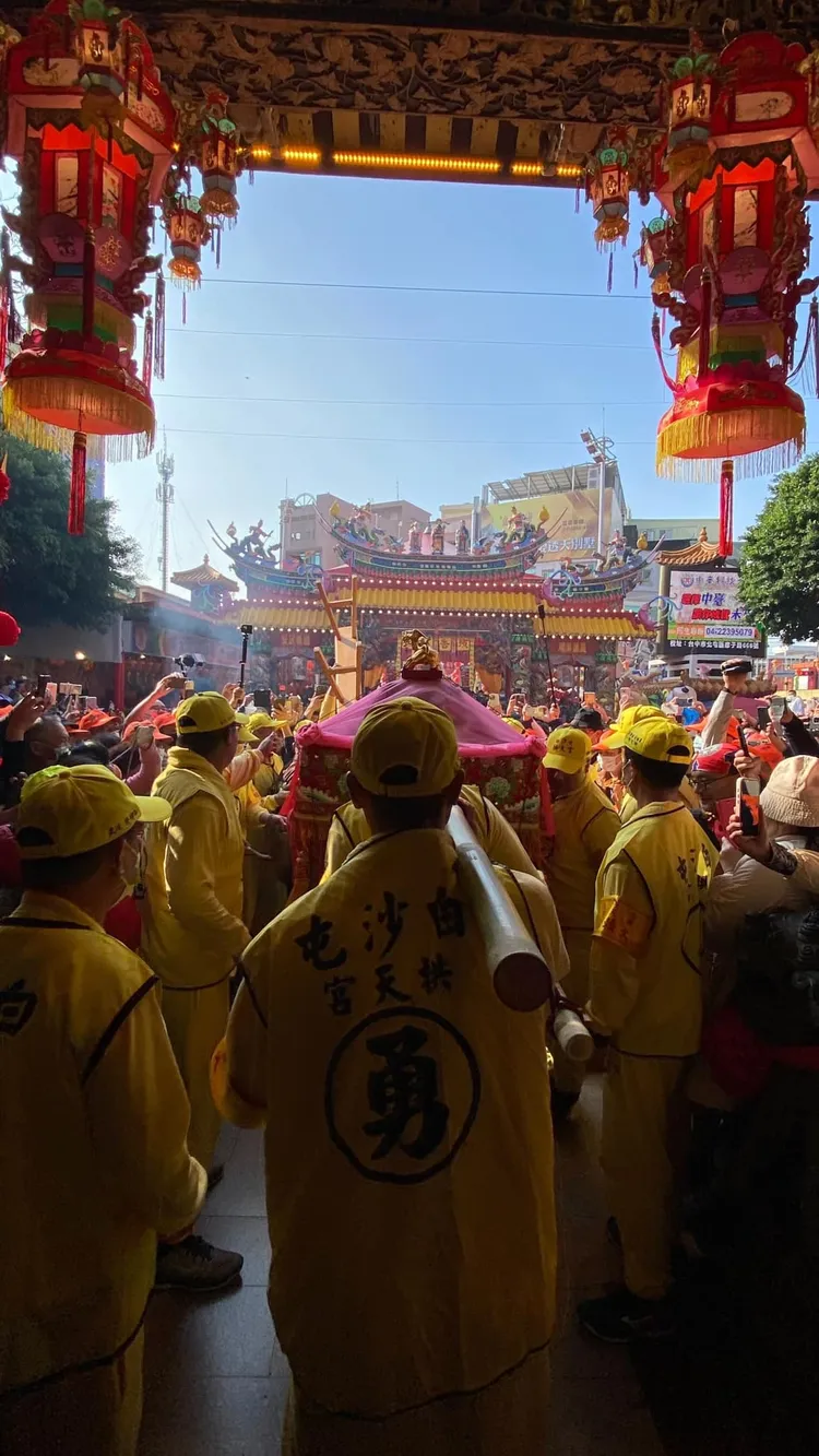 白沙屯媽與大甲媽的雙媽會。翻攝白沙屯拱天宮臉書