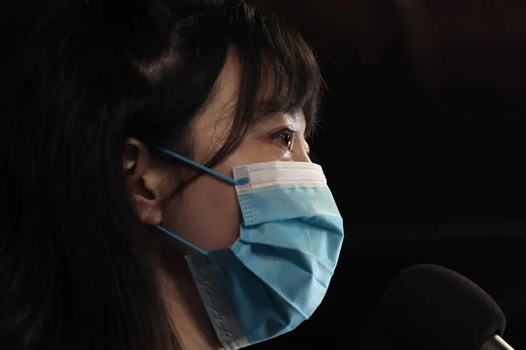 港湖女神高嘉瑜，因為九合一大選前後爭議言論，遭到自家支持者炎上。資料照片