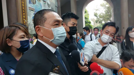 星雲圓寂|侯友宜感謝大師滿滿法喜 談到這話題就打太極