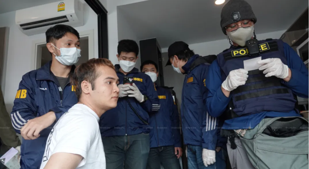 薩哈拉特潛逃三個月後落網。翻攝《曼谷郵報》