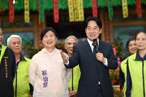 南投立委補選|賴清德為蔡培慧造勢 喊出藍綠各1席「不分彼此共同打拚」