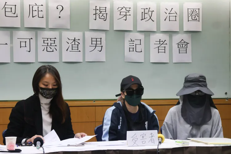 2受害女子今出面控訴陳玄曄在選舉期間劈腿5女。彭欣偉攝