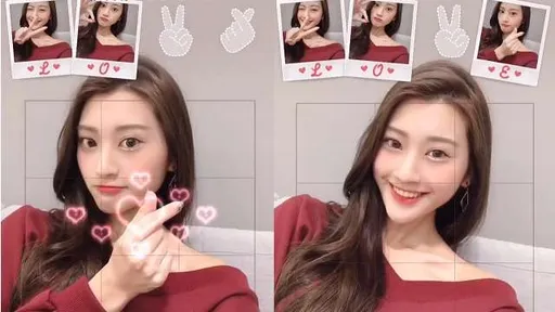 大眼長髮正妹超甜四連拍　粉絲被撩直冒愛心「戀愛了」