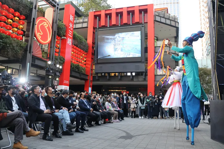 今天下午將舉辦「2023台灣燈會在台北」踩街遊行活動。資料照，彭欣偉攝