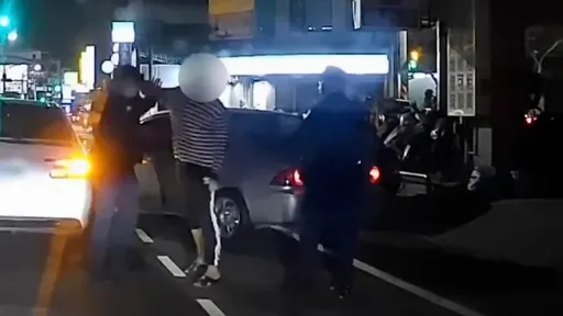 療癒片|台南警察杯杯有練過 一個Move送醉漢難忘情人節